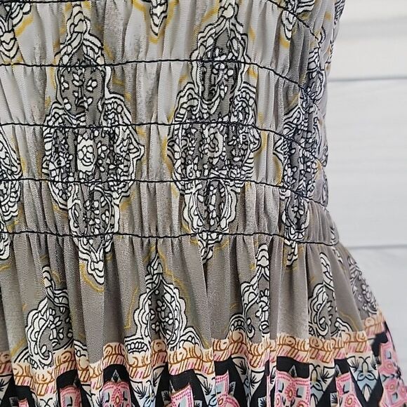 Arianna by Howard's silk blend summer midi dress Women's Size S - Picture 4 of 11